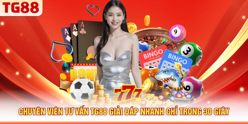 Chuyên viên tư vấn TG88 giải đáp nhanh chỉ trong 30 giây