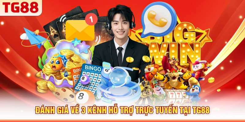 Đánh giá về 3 kênh hỗ trợ trực tuyến tại TG88
