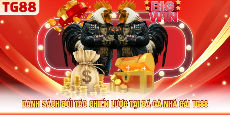Danh sách đối tác chiến lược tại đá gà nhà cái TG88
