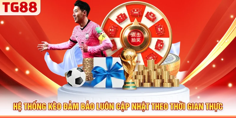 Hệ thống kèo đảm bảo luôn cập nhật theo thời gian thực