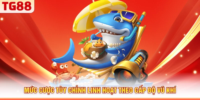 Mức cược tùy chỉnh linh hoạt theo cấp độ vũ khí